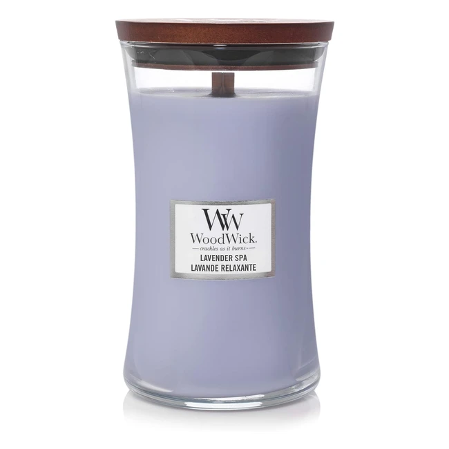 Yankee Candle Lavender Spa Hourglass Candle - Large | Relaxing Scents | Longlasting Scent