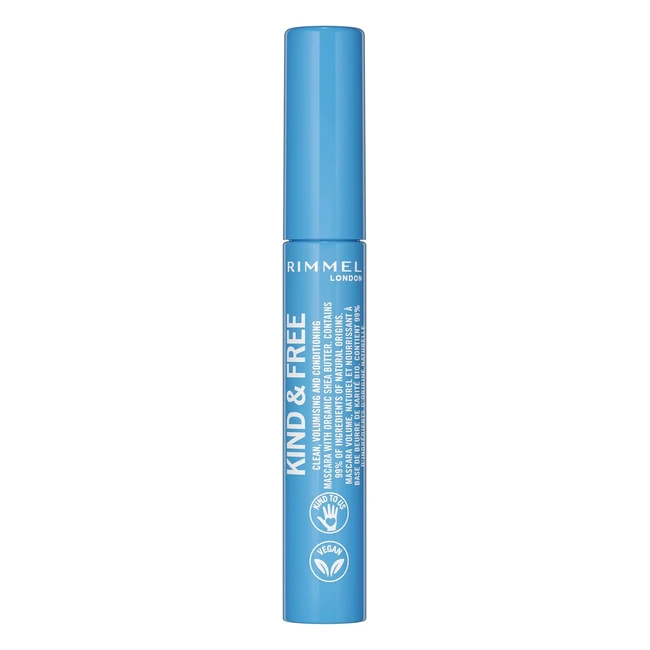 Rimmel London Mascara Volumizzante e Allungante Kind Free Waterproof - 01 Black