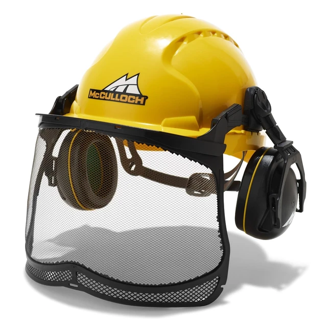 Casco Universal 000577616516 Pro016 con Protección Auditiva y Visual - Ajuste con una Mano - Estándar