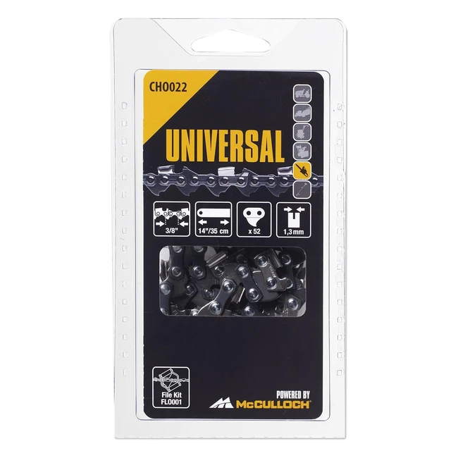Cadena de Sierra Universal CHO022 - 1435cm 3852P - Mantenimiento Sencillo