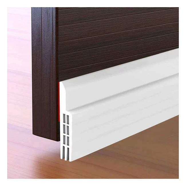 Calfeutrer bas de porte 100 x 5cm adhsi souple silicone isolant phonique thermique