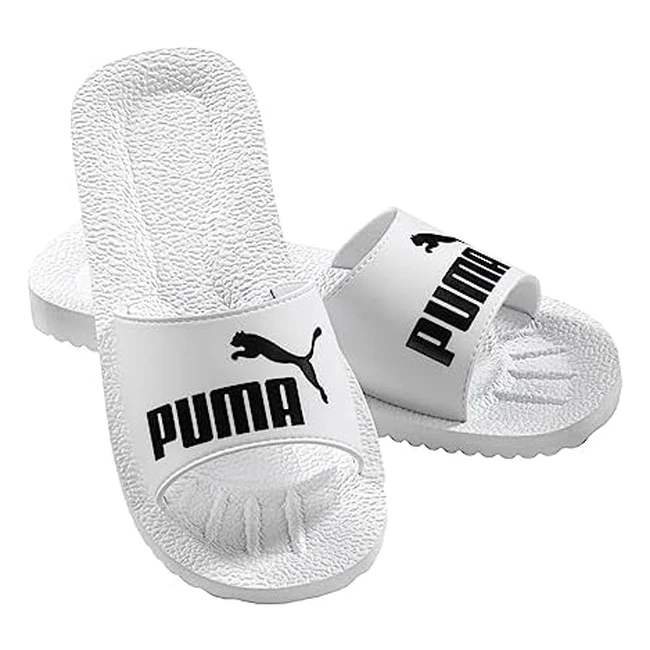Puma Purecat Dusch- und Badeschuhe Slipper Statement Deluxe Edition - Weiß - Gr. 37