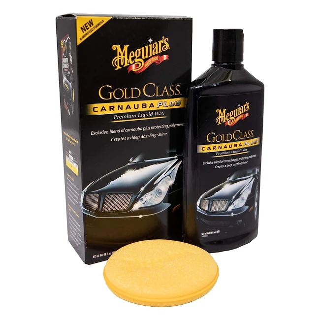 Cera líquida para coche Meguiar's G7016EU Gold Class - Protección fuerte y duradera - 473 ml