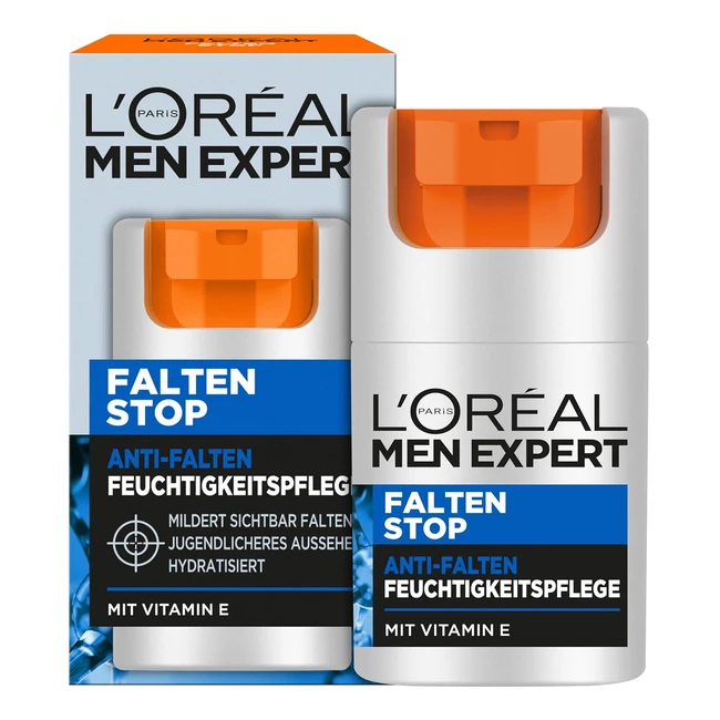 L'Oréal Men Expert Anti-Aging Feuchtigkeitscreme gegen Falten mit Vitamin E - 50 ml