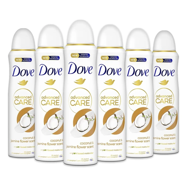 Deodorante Spray Dove Advanced Care Go Fresh Cocco e Fiori di Gelsomino 150ml