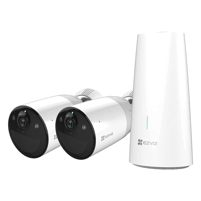 EZVIZ Battery CCTV Camera System Color Night Vision Motion Detection Two-Way 