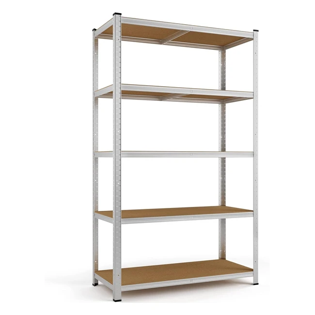 Monzana Schwerlastregal 170x75x30cm 350kg 5 MDF-Platten Regal Lagerregal Kellerr