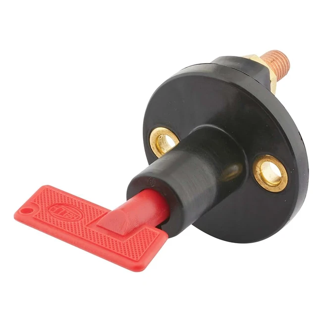 Interruttore Batteria Hella 6EK 002 843001 - Comando Torsione - Raccordi 2 Avvit