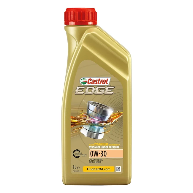 Castrol Edge Professional C30W30 Motoröl 1L - Hochleistungsschmierstoff mit Titanium FST