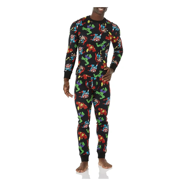 Disney Star Wars Pyjama Sets - Bequeme Baumwolle Marvel Avengers Gre L