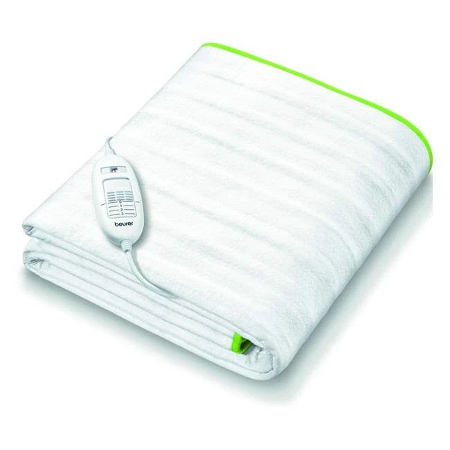 Beurer TS15 Ecologic Heated Underblanket - Non-Slip Fit - Machine Washable