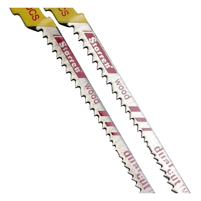 2 Lame Starrett Bimetal Unique Dualcut - Taglio Curvilineo su Laminati - Ref. 12345