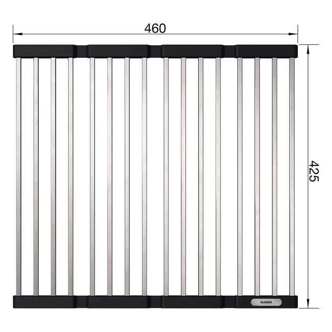 Tappetino scolapiatti pieghevole Blanco 238482 larghezza 425 mm