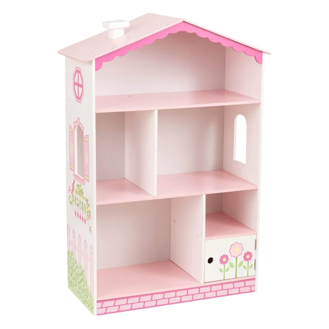 Estantería de almacenaje de madera estilo casa de muñecas - KidKraft 14604