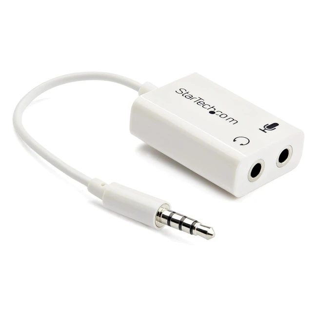 Adaptador Startech MUYHSMFFADW para Auriculares - Blanco