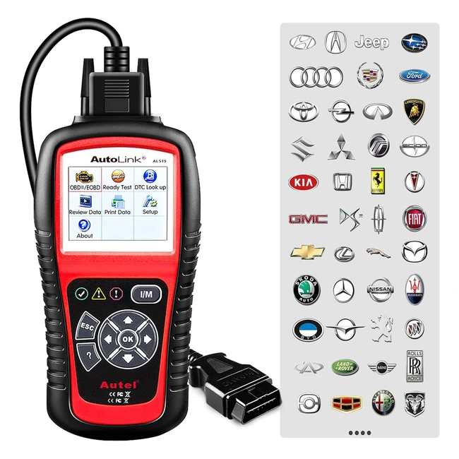 Autel Autolink AL519 OBD2 - Escáner de código de error del motor con modelo mejorado 6 - Versión avanzada de AL319