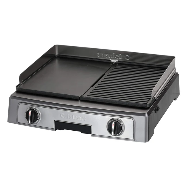 Plancha BBQ Elite Cuisinart PL50E - Grande surface de grill - 2200W - Acier inoxydable