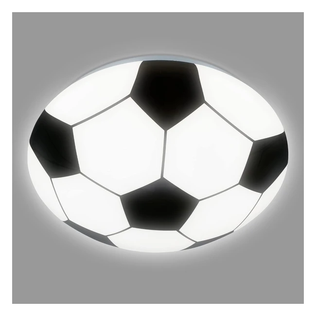 Plafonnier LED Football Briloner 3997016 - Lampe pour chambre denfant - 12 watt