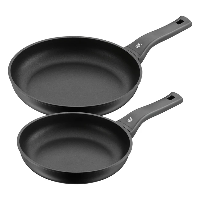 WMF Set 2 Padelle Antiaderenti Permadur Manico in Plastica Alluminio Adatto p