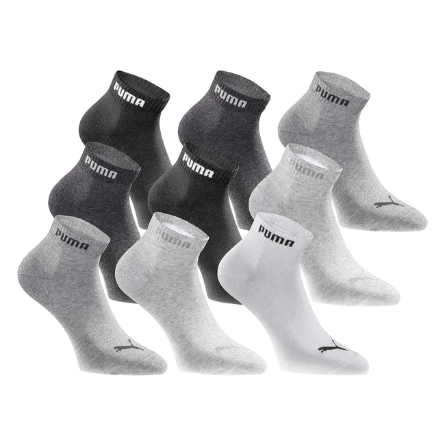 Puma Quartersocken 6er Pack Statement Edition Damen  Herren