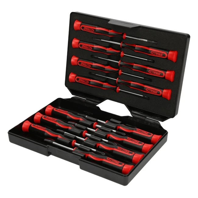 Coffret de 14 tournevis lectroniques KS Tools 5007170 - Fente Phillips et Tor