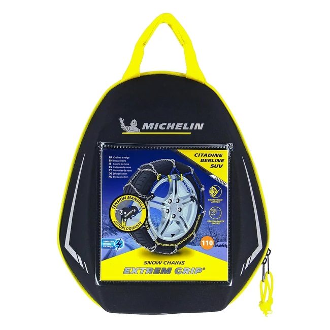 Catene da neve Michelin Extrem Grip N110 - Massima aderenza e sicurezza