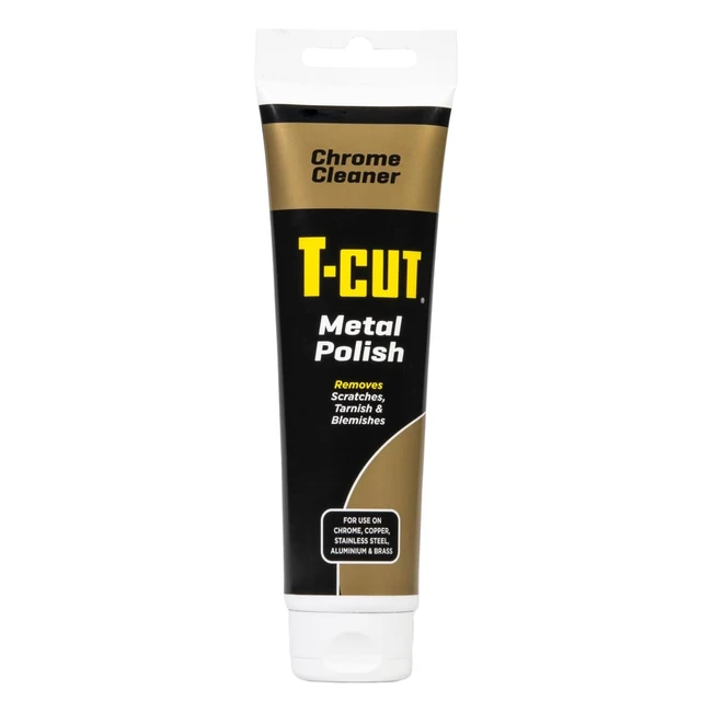 TCut Chrome Cleaner Metal Polish 150g - Restores, Polishes, and Protects