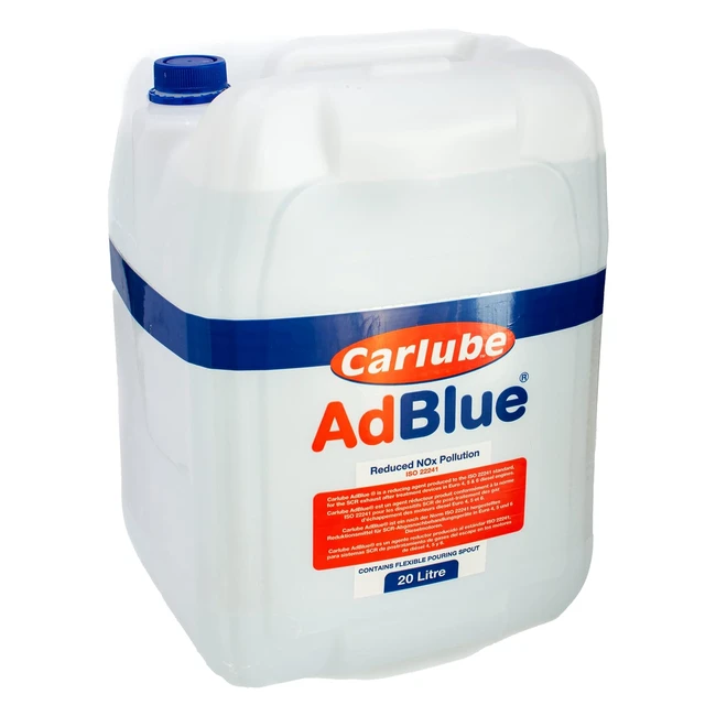 Carlube Adblue 20L - Easy Pour Spout, DEF for SCR Systems