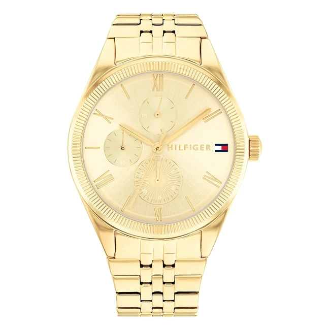 Tommy Hilfiger Womens Quartz Watch - Multifunction Stainless Steel or Leather 