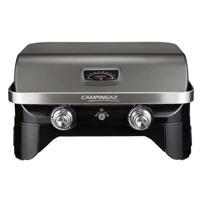Barbecue gaz de table Campingaz Attitude 2100 LX - Puissance 5KW - Grille fonte et plancha - Réf. 2100LX