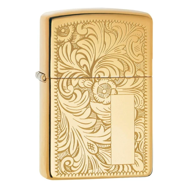 Mechero Zippo Venetian High Polish Brass 35x1x55 cm
