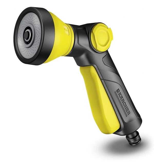 Krcher Multispray Gun - Versatile 3 Spray Patterns - YellowBlack