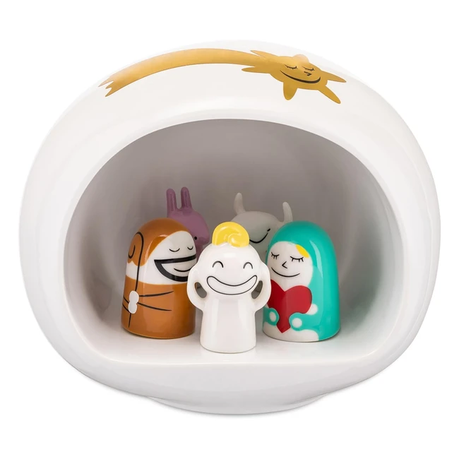 Set de Pesebre Alessi AMGI10SET - Diseo Exclusivo - Reproduccin de la Cueva 