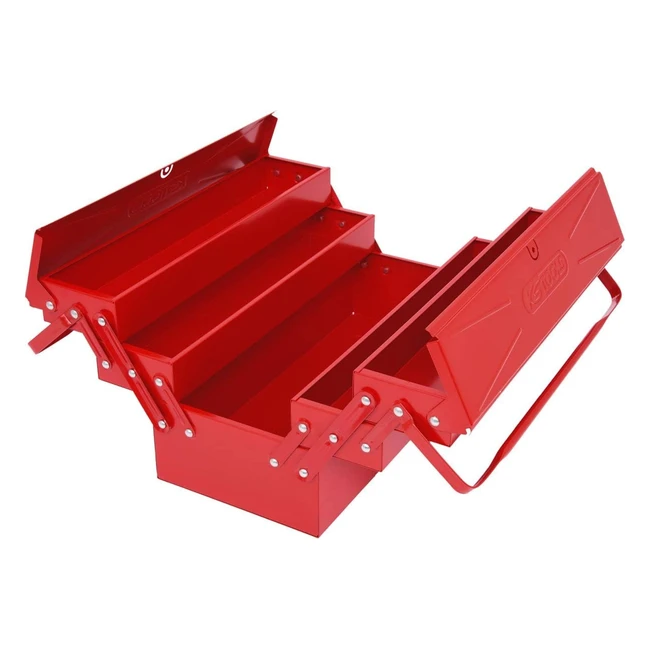 Caja de herramientas KS Tools 9990120 - Chapa de acero - 5 compartimentos - 420mm