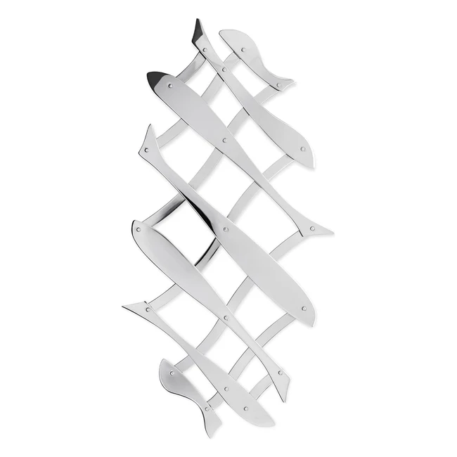 Salvamanteles Alessi DUL03 de diseño extensible en acero pulido