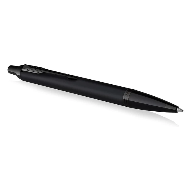 Parker IM Ballpoint Pen - Matte Black Medium Point Blue Ink - Gift Box