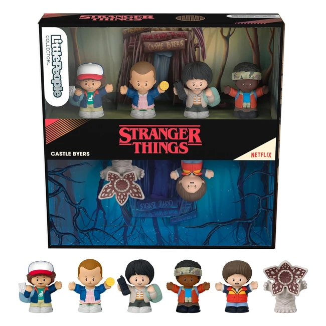 Stranger Things Castle Byers Special Edition Set - 6 Figures in Gift Display Box