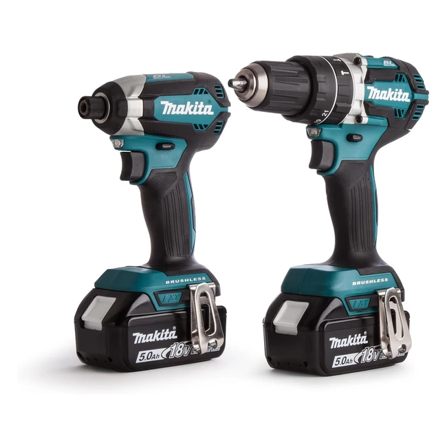 Makita DLX2180TJ 18V Li-ion LXT Brushless Combo Kit - DHP484Z  DTD153Z