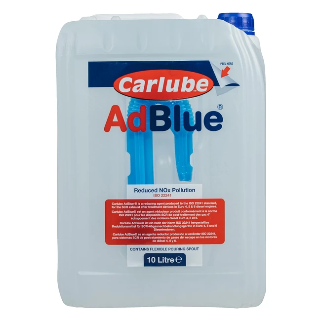 Carlube Adblue Easy Pour Spout 10L - Reduce Fuel Costs
