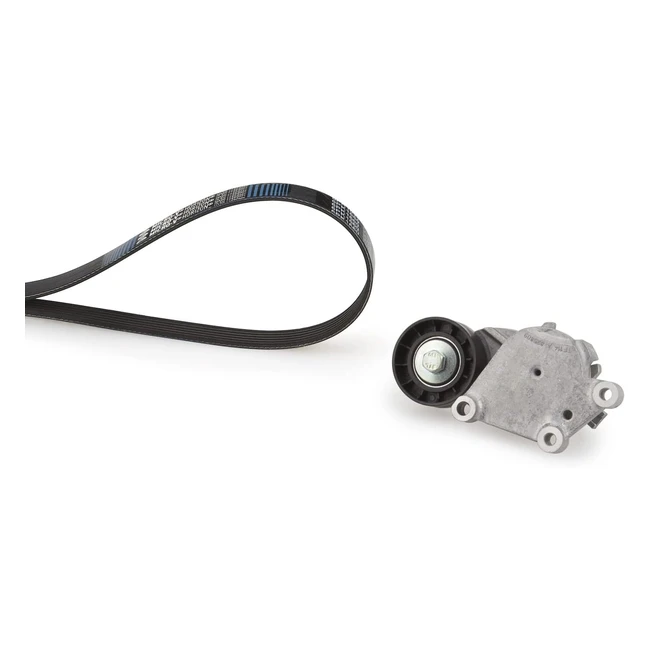 Kit de courroie Gates Micro-V K026PK975 - Qualité première monte - Gain de temps et d'argent