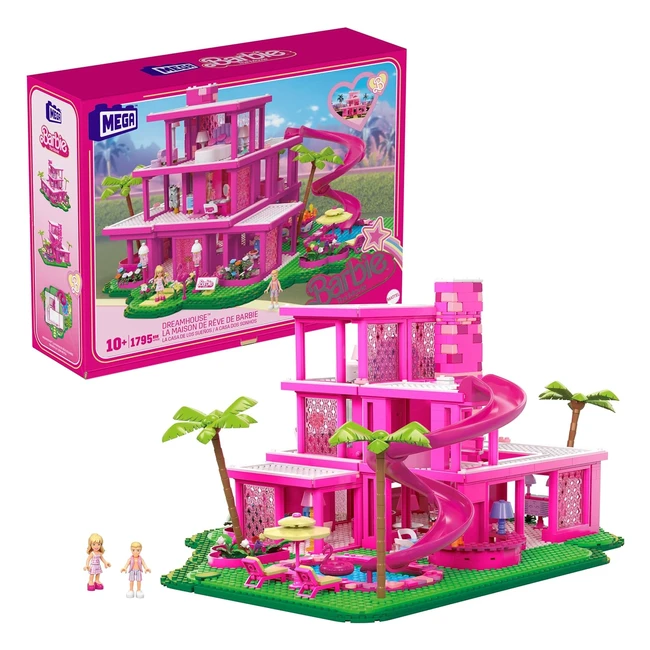 Mega Barbie Dreamhouse Casa Construcción Mini Muñecas y Accesorios Juguetes 5 Años Mattel HPH26