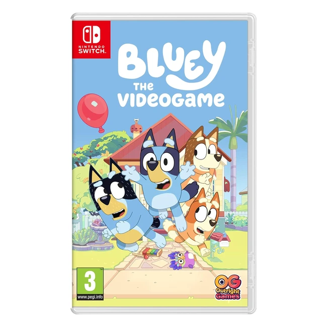 Bluey Video Game for Nintendo Switch - Brand New Story, Interactive Episodes, Multiplayer Fun!