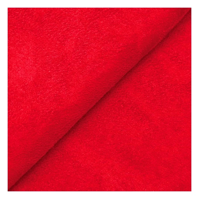 Tessuto Scamosciato Rosso Rubino - Deshome Alessia 5m - Idrorepellente - Per Tap