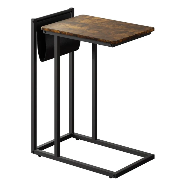 Tavolino da Divano Novilla C con Spazio di Archiviazione - Vintage Marrone