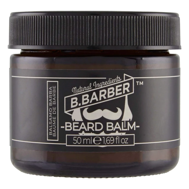 Balsamo Barba Naturale Dermatologicamente Testato - BBARBER - Ref 55x55x5 - 50m