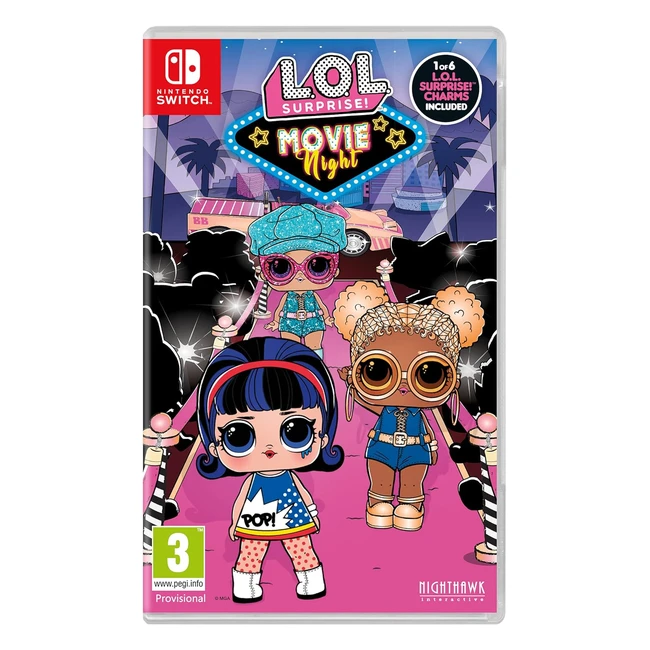 LOL Surprise Movie Night Nintendo Switch - Aventure de cinéma magique avec mode et quêtes