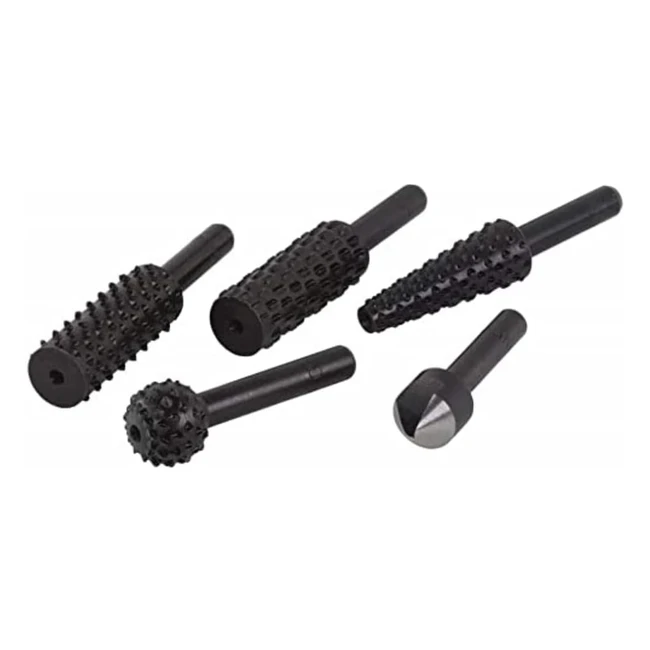 Juego de Escofinas y Avellanador Wolfcraft 2540000 - 5 Piezas