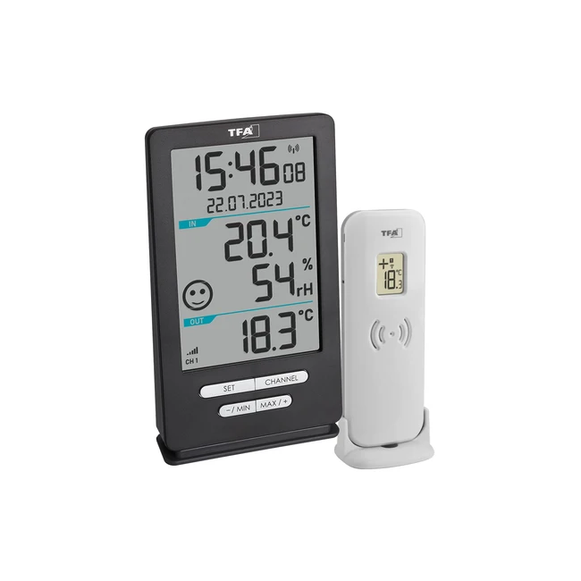 Thermomètre Numérique Sans Fil Xena Home 30307410 - Surveillance du Climat Intérieur