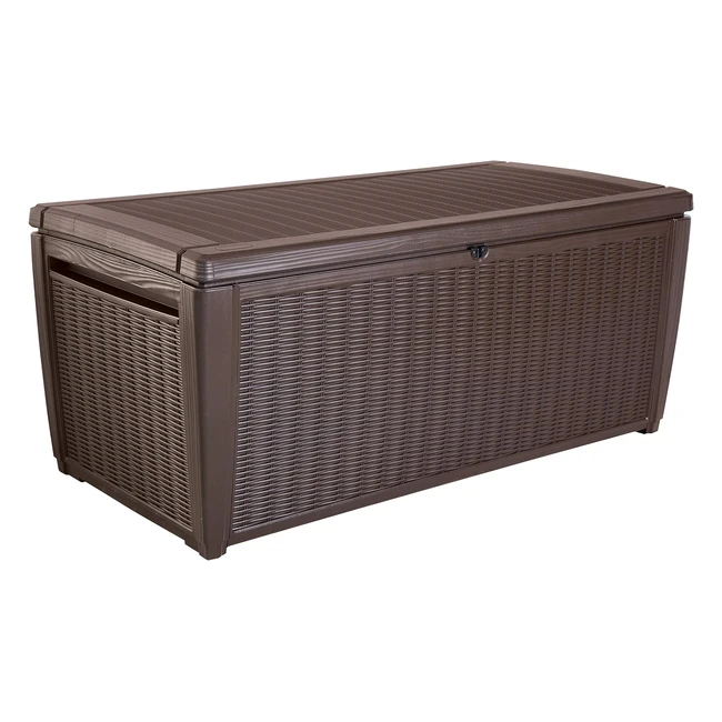 Keter Sumatra Auflagenbox Kissenbox für draußen 511L wetterfest - Braun