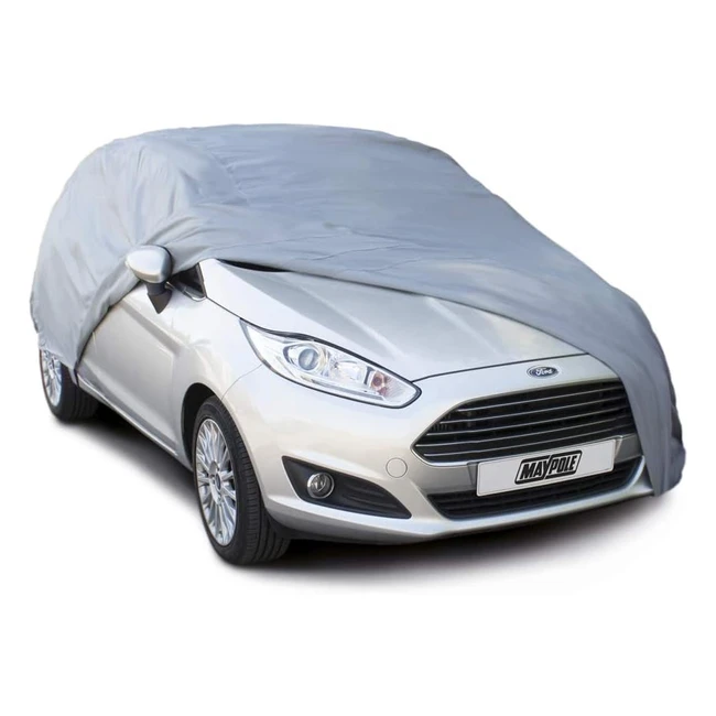 Maypole Breathable Full Cover for Medium Cars Water Resistant Grey - Protect Y